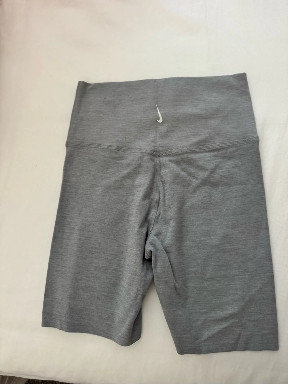 Nike High-Waist Grey Bike Shorts